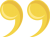 Yellow Quote Icon